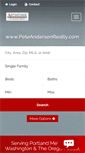Mobile Screenshot of peteandersonrealty.com
